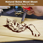 15 Pack Basswood Sheets 1/8 x 12 x 16 Inch, 3mm Plywood Sheets - Image 4