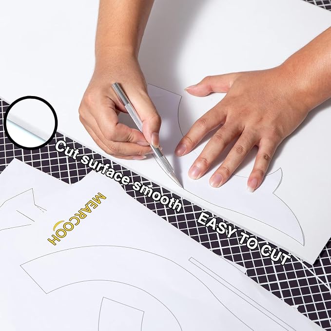 2-Pack White Eva Foam Cosplay Sheets roll, Premium eva Craft Foam 3mm Thick - Image 3