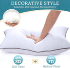HUXMEYSON King Size Pillows Set of 2, Luxury Hotel Bed Pillows Set - Image 4