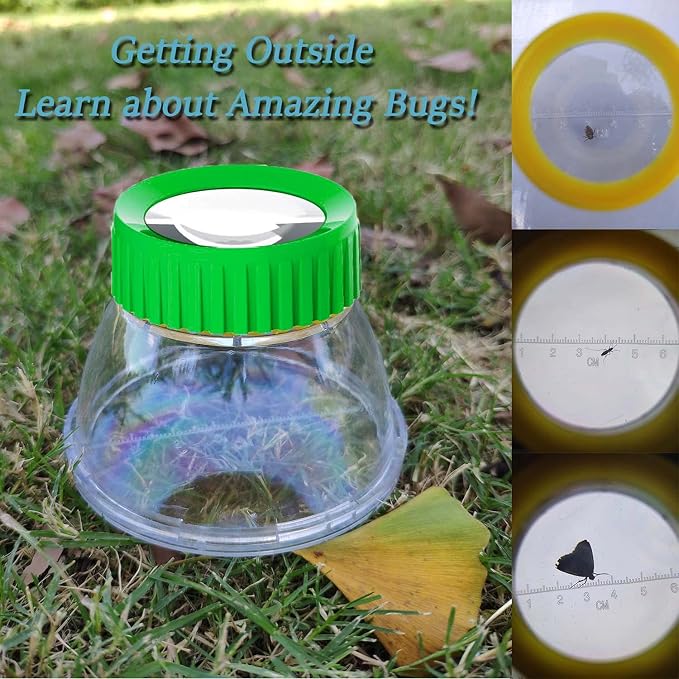 Bug Viewer for Kids 5X Magnifying Insect Observation Kit Built-in 7cm Ruler - Image 4