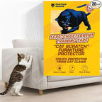 20 Pack Cat Scratch Furniture Protector Tape Sheets, Double-Sided Sticky by PantherArmor