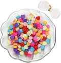 100pcs Mixed Heart Polymer Clay Spacer Beads by LUBINGSHINE
