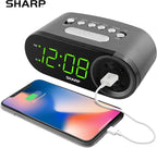 Sharp Digital Easy to Read Alarm Clock - Image 2
