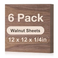 Rowood 6 Pack Walnut Plywood 1/4, Thin 6mm Unfinished Plywood by RowoodAssembleArtDecorateLife