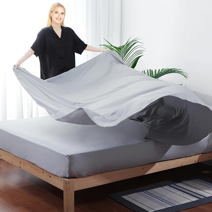 Flat Sheet Only King Size, 400 TC 100% Egyptian Cotton Flat Sheet - Image 7
