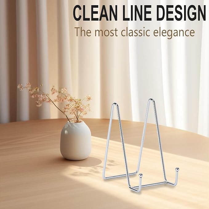 Hoewina Plate Stands for Display, Plate Holder Display Stands, Metal Frame - Image 3