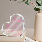 Love Heart Shaped Acrylic for Women, Anniversary Valentine's Day Gift, Couple - Image 4