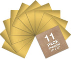 Dysania Gold Heat Transfer Vinyl, 10 Pack 12 x 12in Gold HTV Vinyl | Iron on - Image 7
