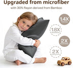 MR&HM Breathable Toddler Pillowcase 13"x18" Travel Pillow Case Set of 2 - Image 3