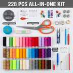 Sewing Kit for Adults, Forypretty Needle and Thread Kitfor Sewing, Professional - Image 2