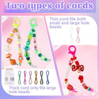 TOHONGADON 1501 Pcs DIY Bag Charm Kit, Colorful Keychain Making Kit, - Image 5