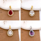 7Pcs Exquisite CZ Charms for Jewelry Making, Cubic Zirconia Gemstone, Prong - Image 8