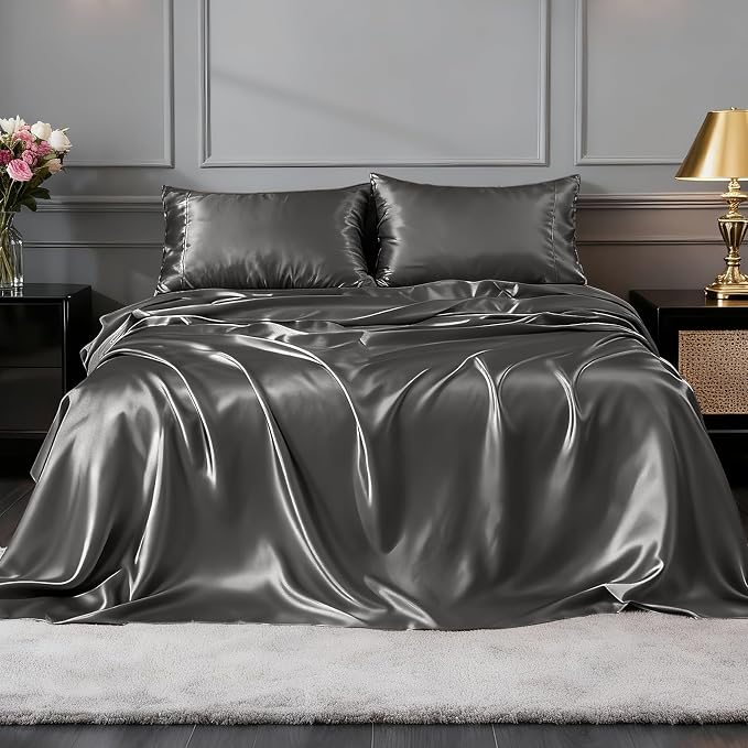 FreshCulture Satin Sheets King Size - Image 2