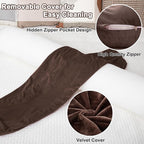1 MIDDLE ONE Round Body Pillow for Adults, Long Bolster Pillow for Bed - Image 3