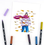 Tombow 56186 Dual Brush Pen Art Markers, Brush and Fine Tip Markers - Image 6