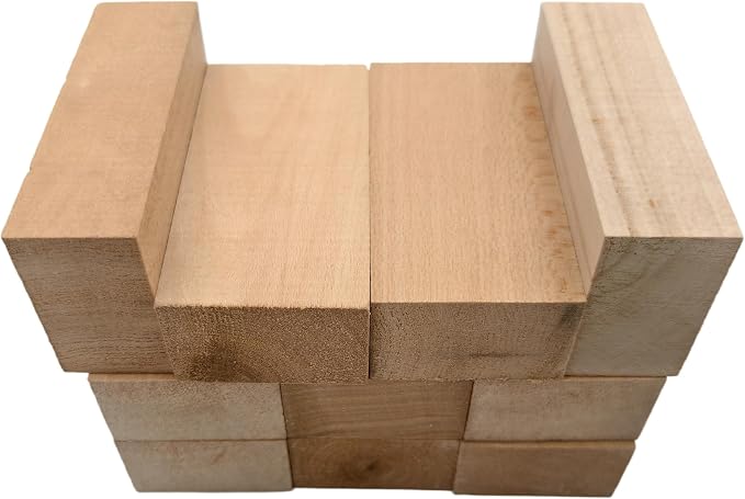 10PCS Basswood Carving Blocks, Whittling Wood Carving Kit, Unfinished Wooden - Image 3