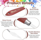 MECCANIXITY Pack of 1 Palette Knife No.6, 9.4" Long Palette Knives - Image 3