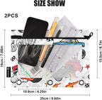 Truck Racing Car Flag Pencil Pouch - Image 3