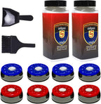 Shuffleboard Pucks w/ 2 Cans Shuffleboard Wax, Mini Dustpan and Brush - Image 4
