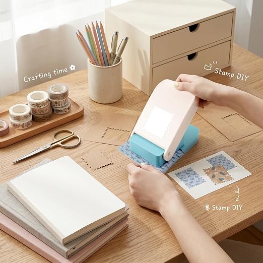 BAOFALI Stamp Punch, 2.5x2.1inch Extra Large Postage Stamps Punch, Portable - Image 3