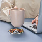 Drink Coaster Set of 6, Beagle Dog Mom Lover Gift, Leather Drink Coasters - Image 9