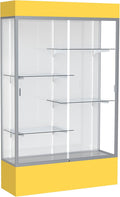 Waddell Spirit Lighted Floor Display Case, Satin Finish by WADDELL