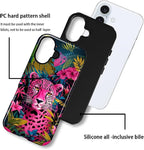 ZHEGAILIAN Case for iPhone 16 Plus, Panther Leopard Flower Durable Shockproof - Image 3