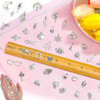 400 Pcs Silver Charms for Jewelry Making, Wholesale Bulk Lots Tiny Assorted - Image 4