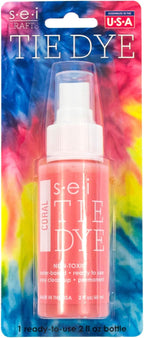S.E.I. Coral Tie Dye Spray Bottle: 2oz. Non Toxic Fabric Dye Spray, DIY - Image 4