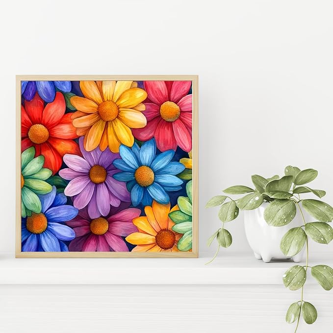 Flowers Diamond Art Kits for Adults, 5D Diamond Painting for Adult Beginners - Image 5
