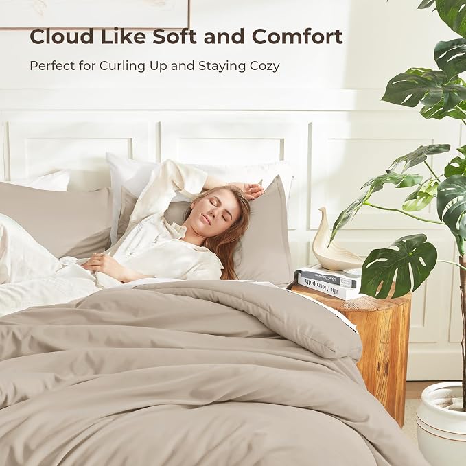 Litanika Khaki California King Comforter Set - Image 2