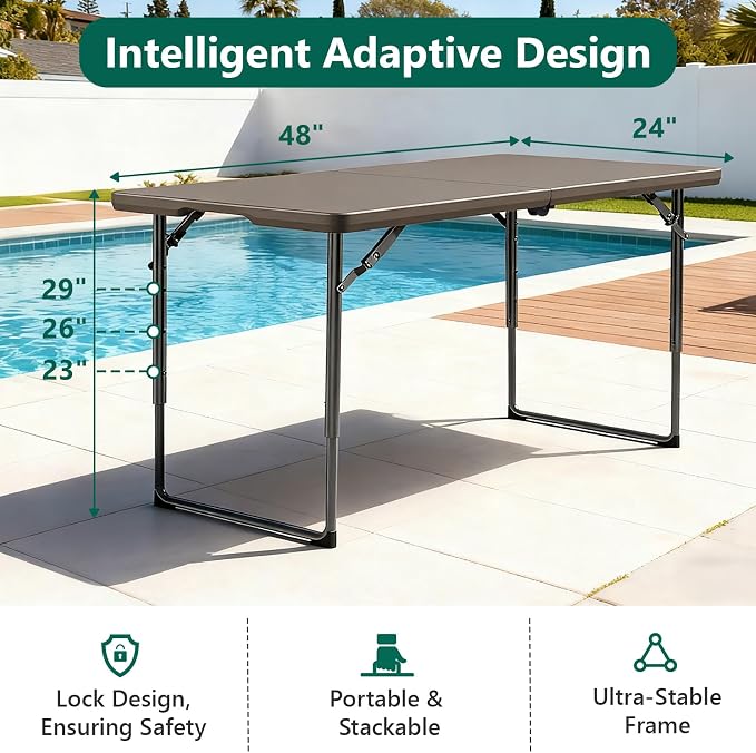 Folding Table 4ft - Image 3