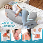 TranquilRelax C Shaped Body Pillow - Image 6