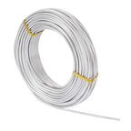 FASHEWELRY 82 ft Aluminum Craft Wire 9 Gauge Silver Metal Bendable Sculpting - Image 6