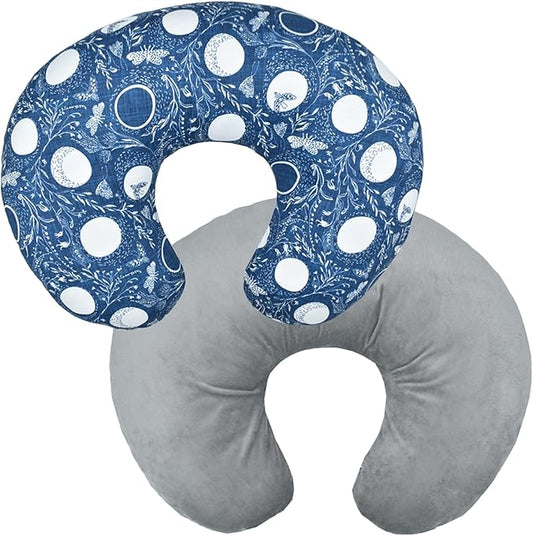 Winmany Baby Nursing Pillow Cover Newborn Removable Breastfeeding Pillowcover Cute Pattern Girls Boys Nursing Pillowcase for Breast and Bottole Feeding