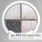 rabbitgoo Window Privacy Film Rainbow Film Decorative Window Sticker, 3D Static - Image 3