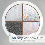 rabbitgoo Window Privacy Film Rainbow Film Decorative Window Sticker, 3D Static - Image 3