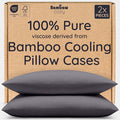 Bambaw 100% Viscose Derived from Bamboo Pillowcases King Size – Set of 2 King by Bambaw