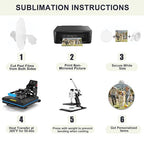 6 Pack Sublimation Acrylic Blanks Sheets 12"x16", 1/6" Thick White Acrylic - Image 5