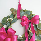HUIHUANG Hot Pink Wired Ribbon 1-1/2 inch Fuchsia Pink Wire Ribbon - Image 9