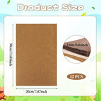 12 Pcs Felt Sheets, 7.8"×11.8" 1mm Thick Soft Felt Fabric Sheet, 3 Assorted - Image 2