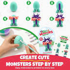 Air Dry Clay Kit for Kids, 12 Monsters Modeling Magic Clay Sculpting Set - Image 3