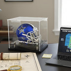 Mini Helmet Display Case, Self-Assembly Clear Acrylic Football Mini Helmet - Image 6