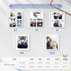 Popotop Large Photo Album Self Adhesive 4x6 5x7 8x10 Scrapbook Album DIY - Image 8