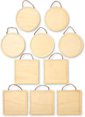 Martha Stewart, Circle and Square Wood Plaque Set by MarthaStewart