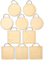 Martha Stewart, Circle and Square Wood Plaque Set by MarthaStewart