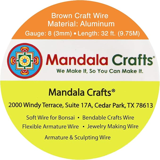 Mandala Crafts 8 Gauge Anodized Aluminum Craft Wire - Image 3