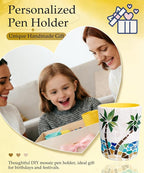 DIY Glass Mosaic Pen Holder Craft Kit - Image 6