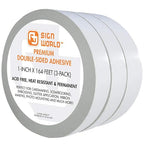 Best 1" Ultra-Thin Permanent Double-Sided Tape by AJSignWorld