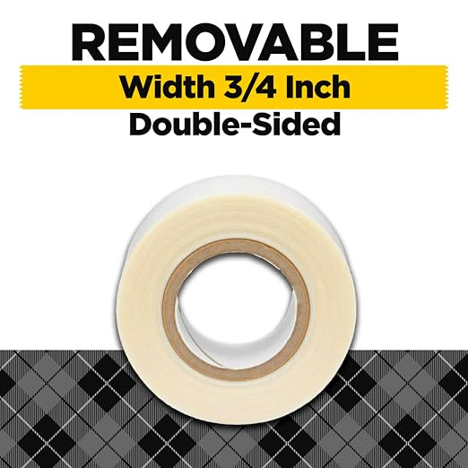 Scotch Removable Fabric Tape, 3/4 in x 180 in, Removable and Double Sided - Image 4